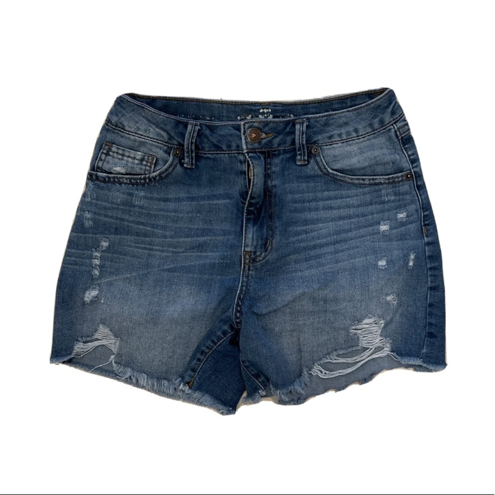 Ripped Size 7R Jean Shorts BY REWASH